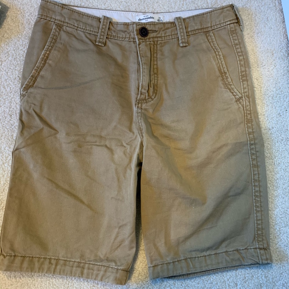 Abercrombie kids khaki shorts